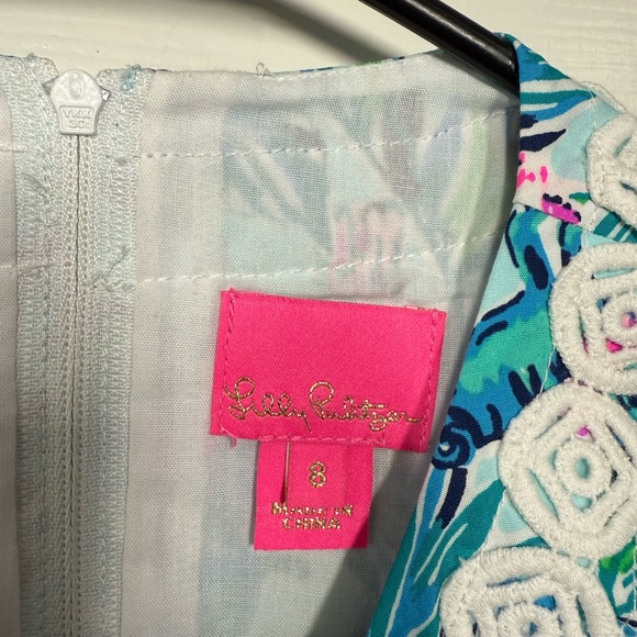 Lilly Pulitzer Girls Floral Tropical Print Dress - Picture 4 of 6